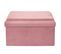 Banc et Coffre Pliable Enfant "brique" 52cm Rose