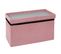 Banc et Coffre Pliable Enfant "brique" 52cm Rose