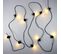 Guirlande Lumineuse Extérieur "ampoule Transparente" 5m Noir