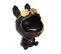 Statuette et Vide-poche "chien à Lunettes" 23cm Noir