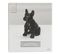 Statuette Déco En Céramique "bulldog" 20cm Noir