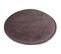 Lot De 6 Galettes De Chaise "velours" 34cm Taupe