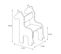 Chaise Enfant Licorne Blanche Et Bois - Blanc