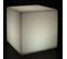 Lampe Cube D'extérieur "télécommande" 25cm Blanc