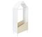 Armoire Penderie Enfant "maya" 116cm Blanc et Beige