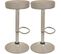 Tabouret De Bar Hauteur Réglable Mumford (lot De 2) Gris