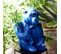 Statuette Déco Magnésie "gorille" 54cm Bleu
