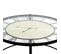 Table Basse Design "horloge" 90cm Noir