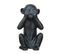 Statuette Déco "singe" 28cm Noir