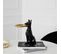Statuette Et Vide-poche "chien" 32cm Noir Et Or