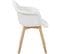 Fauteuil Scandinave Patchwork Blanc