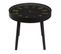 Table D'apppoint Horloge "lounge" 50cm Noir