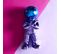 Statuette Astronaute "electroplate" 33cm Multicolore