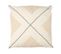 Coussin Déco Bouclette "crush" 40x40cm Beige