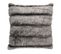 Coussin Imitation Fourrure "lounge" 40x40cm Gris Foncé