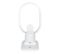 Lampe LED et Support De Charge "3 En 1" 20cm Blanc