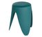 Tabouret H46 cm EVE Bleu canard