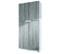 Armoire De Bureau Blanc Mat Et Anthracite Avola  (lxhxp) : 82 x 185 x 37