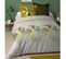 Housse De Couette Greenmood, Gris/vert,  240 X 260 Cm,  100% Coton