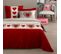 Housse De Couette Marianne, Coeur, Rouge, 220 X 240 Cm,  100% Coton