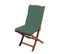 Coussin De Fauteuil Déperlant, Vert, 90 X 40 Cm, Attache Clips + Nouettes, 100% Polyester