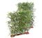 Plante Artificielle Haute Gamme Spécial Extérieur/ Haie Bambou Artificiel  Vert - 110 X 45 X 110 Cm