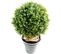 Plante artificielle haute gamme Spécial extérieur / Buis boule artificiel - Dim : H.45 x D.30 cm