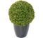 Plante artificielle haute gamme Spécial extérieur / Buis boule artificiel - Dim : H.44 x D.44 cm