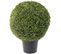 Plante artificielle haute gamme Spécial extérieur / Buis boule artificiel - Dim : H.67 x D.50 cm