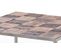 Table Basse En Bois Avec Piètement En Métal Laqué Argent - L80 X H35 X P60 Cm