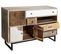 Buffet Moderne De 4 Tiroirs 3 Portes - L.115 X L.40 X H.80 Cm