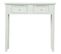 Console De 2 Tiroirs Coloris Blanc - L80 X L30 X H76 Cm