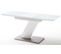 Table Extensible Design Coloris Blanc Brillant - L.120-160 X H.76 X P.80 Cm