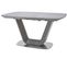 Table À Manger Extensible De Plateau En Cérmaique Anthracite - L.160-200 X H.76 X P.90 Cm