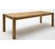 Table De Salle à Manger Rectangulaire Extensible En Bois Hêtre Massif Huilé Coloris Chêne Sauvage