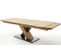 Table À Manger Extensible Forme Bateau En Chêne Sauvage Massif - L180-270 X H78 X P100 Cm