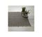 Tapis En Jute Coloris Naturel / Noir - L. 120 X L. 170 Cm