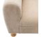 Fauteuil Oreilles Ours Coloris Beige - L. 52 X L. 44 X H. 43 Cm