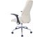 Fauteuil De Bureau En Métal Coloris Blanc Mat - 64 X 108,5 X 66 Cm