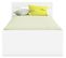 Lit Enfant Avec Rangements Coloris Blanc Mat - 94,5 X 74,2 X 204,3 Cm