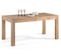 Table À Manger Extensible En Chêne Sauvage - L.160-260 X H.77 X P.90 Cm