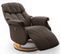 Fauteuil Relax / Fauteuil Rotatif En Cuir Coloris Marron - L.77 X H.111 X P.86 Cm