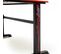 Bureau D'ordinateur / Table De Jeu Coloris Noir Et Rouge - L. 120 X H. 72 X P. 60 Cm
