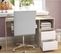 Bureau Coloris Chêne / Blanc - Longueur 120 X Hauteur 75 X Profondeur 50 Cm