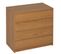 Commode Meuble De Rangement Coloris Chêne - Longueur 70 X Hauteur 73.4 X Profondeur 45 Cm