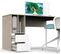 Bureau Coloris Effet Bois/blanc - H. 74 X L. 120 X P. 55 Cm