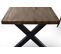 Table À Manger En Bois Coloris Chêne Américain / Pieds Noir -l. 160 X P. 90 X H. 76 Cm