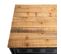 Table Basse Avec Rangements En Sapin Et Fer - L. 110 X H. 45 X P. 60 Cm