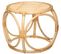 Lot De 2 Tables D'appoint En Rotin Coloris Beige