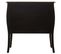 Commode 3 Tiroirs Coloris Noir - L. 74 X P. 37 X H. 76 Cm